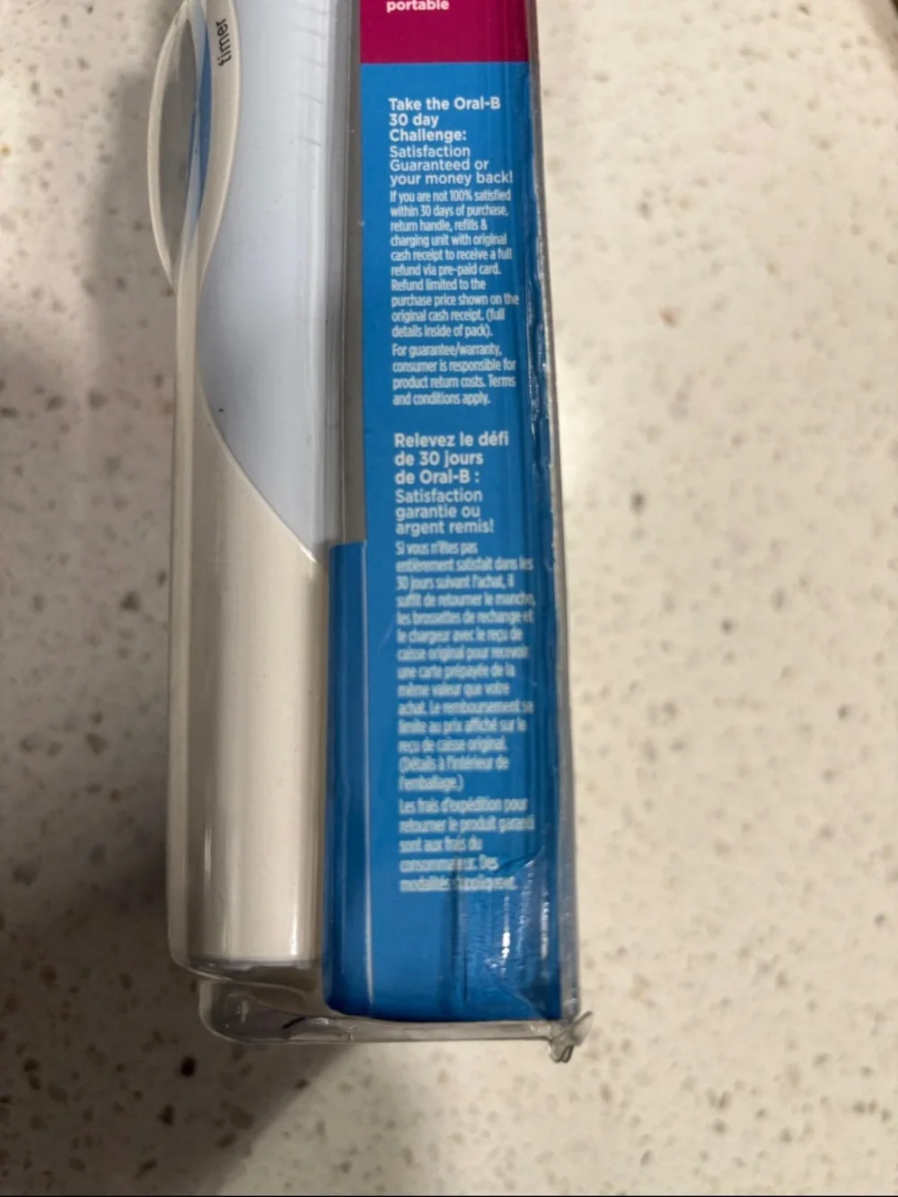 Oral B vitality electric toothbrush floss nwt nib
